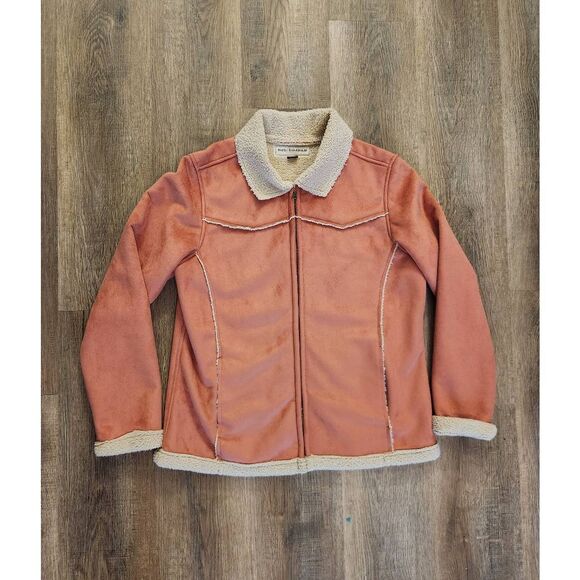 Bit & Bridle Primrose sherpa lined jacket Full Zip womens Large cowgirl western - Picture 1 of 8